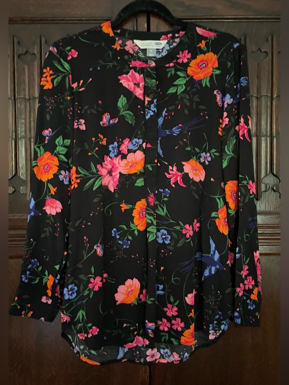 Old Navy Vintage Floral Tunic Top Size M